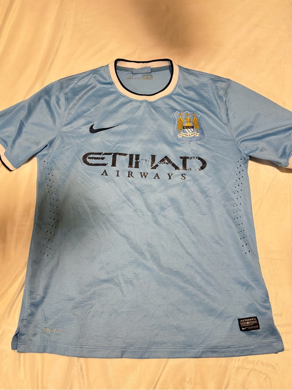 Recycled + Vintage Kun Aguero Jersey